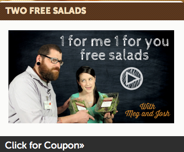Free Salads at Earth Fare