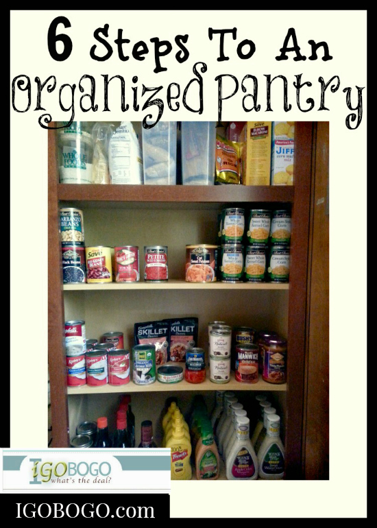 6 Steps To An Organized Pantry