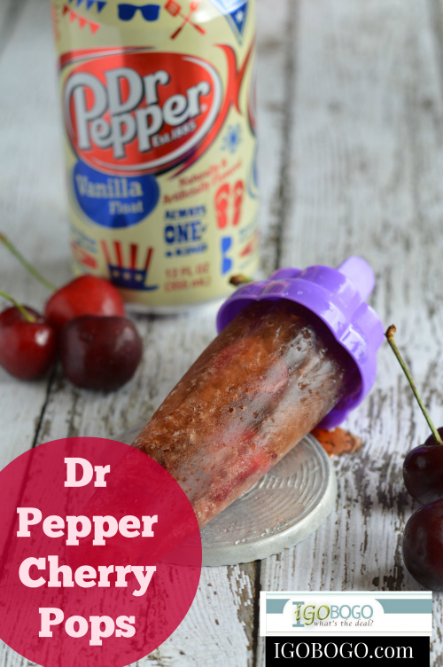 Cherry Dr. Pepper Pops