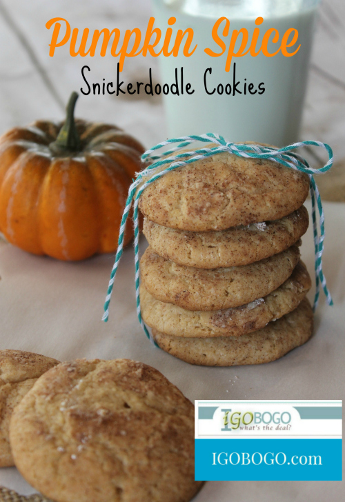 Pumpkin Spice Snickerdoodles